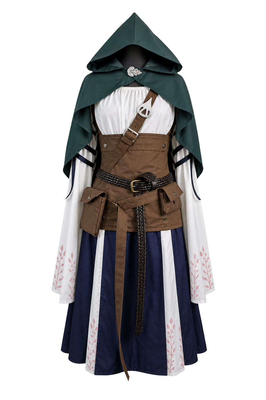 Hooded adventurer costume product shot