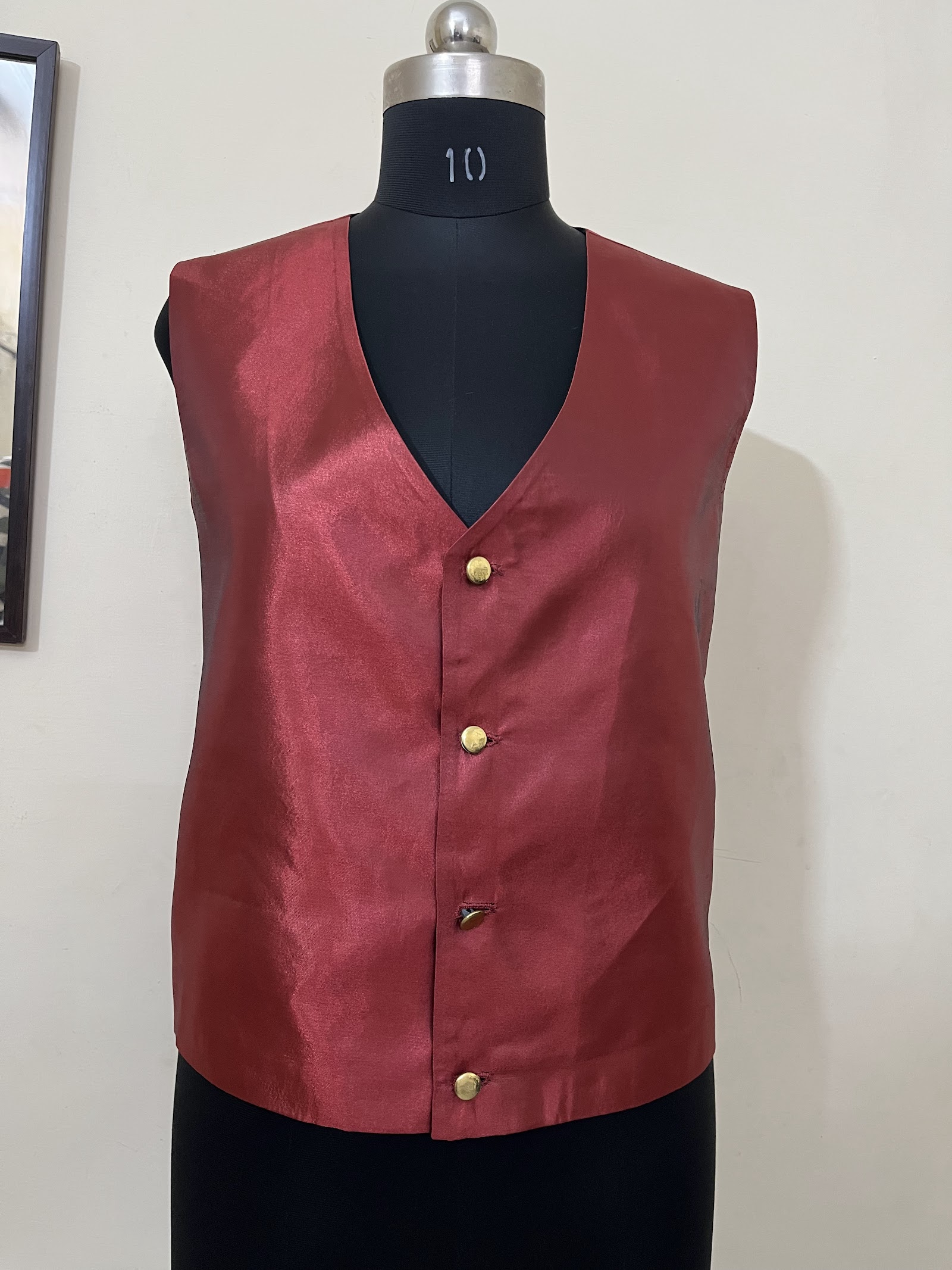 Red waistcoat angle Drive photo